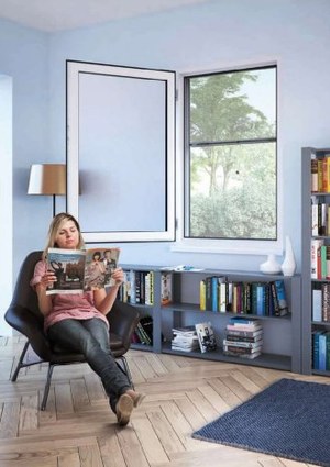 Moustiquaire verticale enroulable